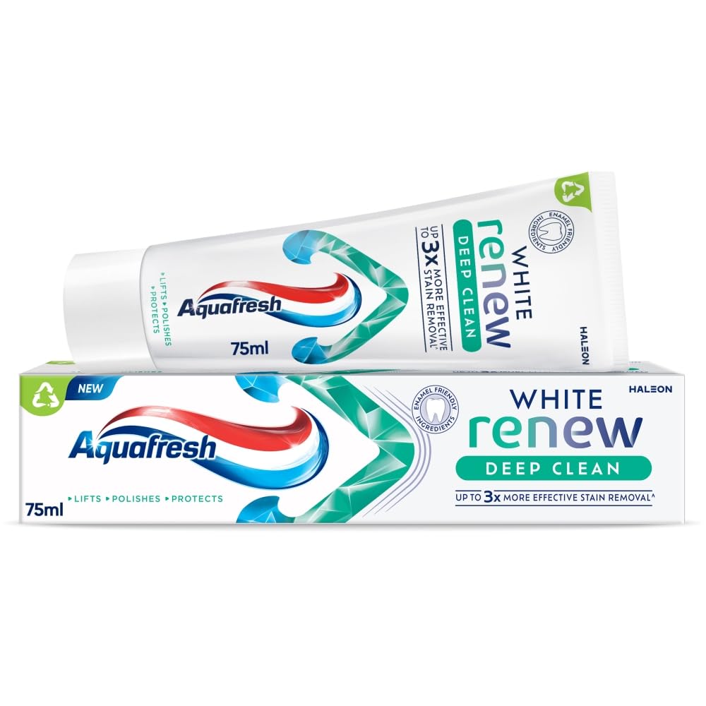 Aquafresh White Renew Deep Clean Toothpaste, 75ml : Amazon.co.uk