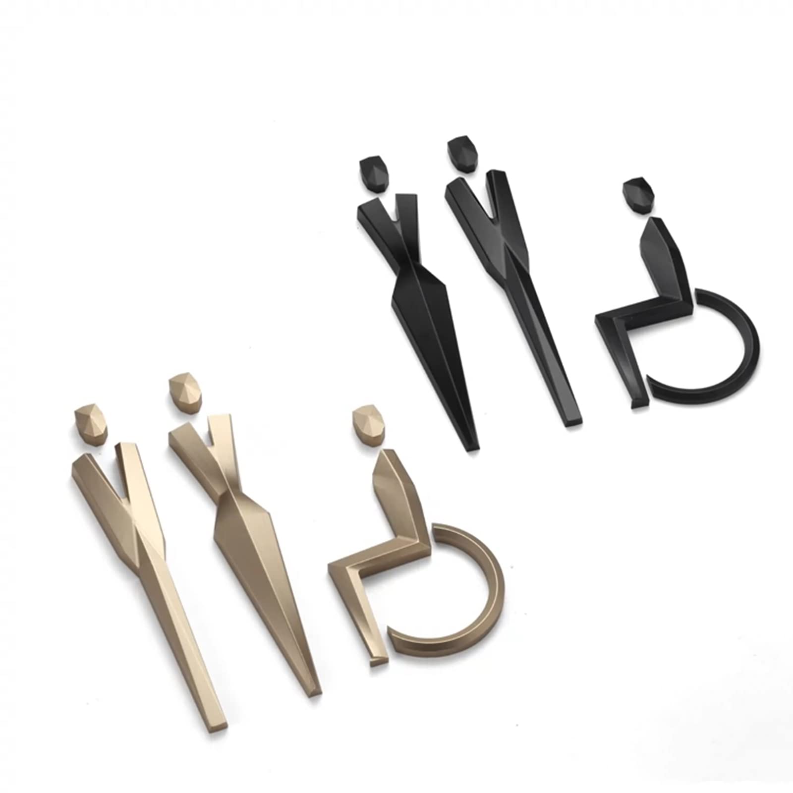 Badezimmer Kennzeichen, 2 Stück, Badezimmer-Türschild/Plakat aus Metall, for Büro, Zuhause und Restaurants oder öffentliche Tür/Wand(D)