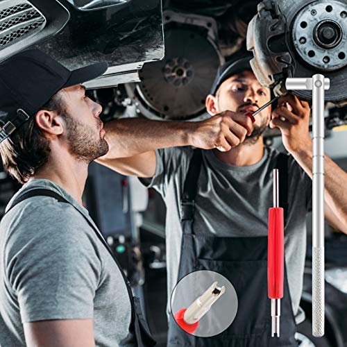 ZHSMS Valve Stem Puller Installer Tool, 10Pcs TR412 Tire Snap in Short Rubber Valve Stem, 4 Way Valve Core Remover, Double Head Tire Valve Core Remover Installer Tool(33 Pcs) - Thumbnail 6