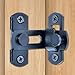 90 Degree Right Angle Door Latch Buckle Bending Latch Door and Window Bolt Sliding Lock Lever
