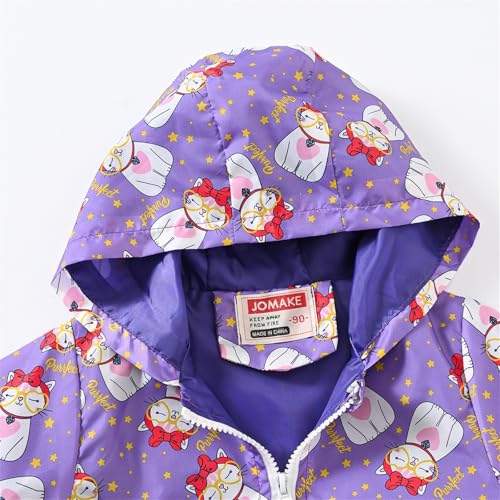 Kids Girls Waterproof Windproof Jacket Hooded Long Sleeve Full Zip Up Hoodie Boys Cool Print Fall Winter Outwear Jackets3