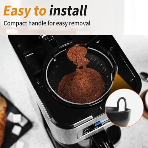 Image of DCC-1200FB Coffee Maker Brew Basket Replacement Filter Basket Holder for Cuisinart Models DCC-1200, DCC-1200BCH,DCC-1200BW,DCC-1200CP,DCC-1200MRP1,and DCC-1200W Replacement Part for Cuisinart