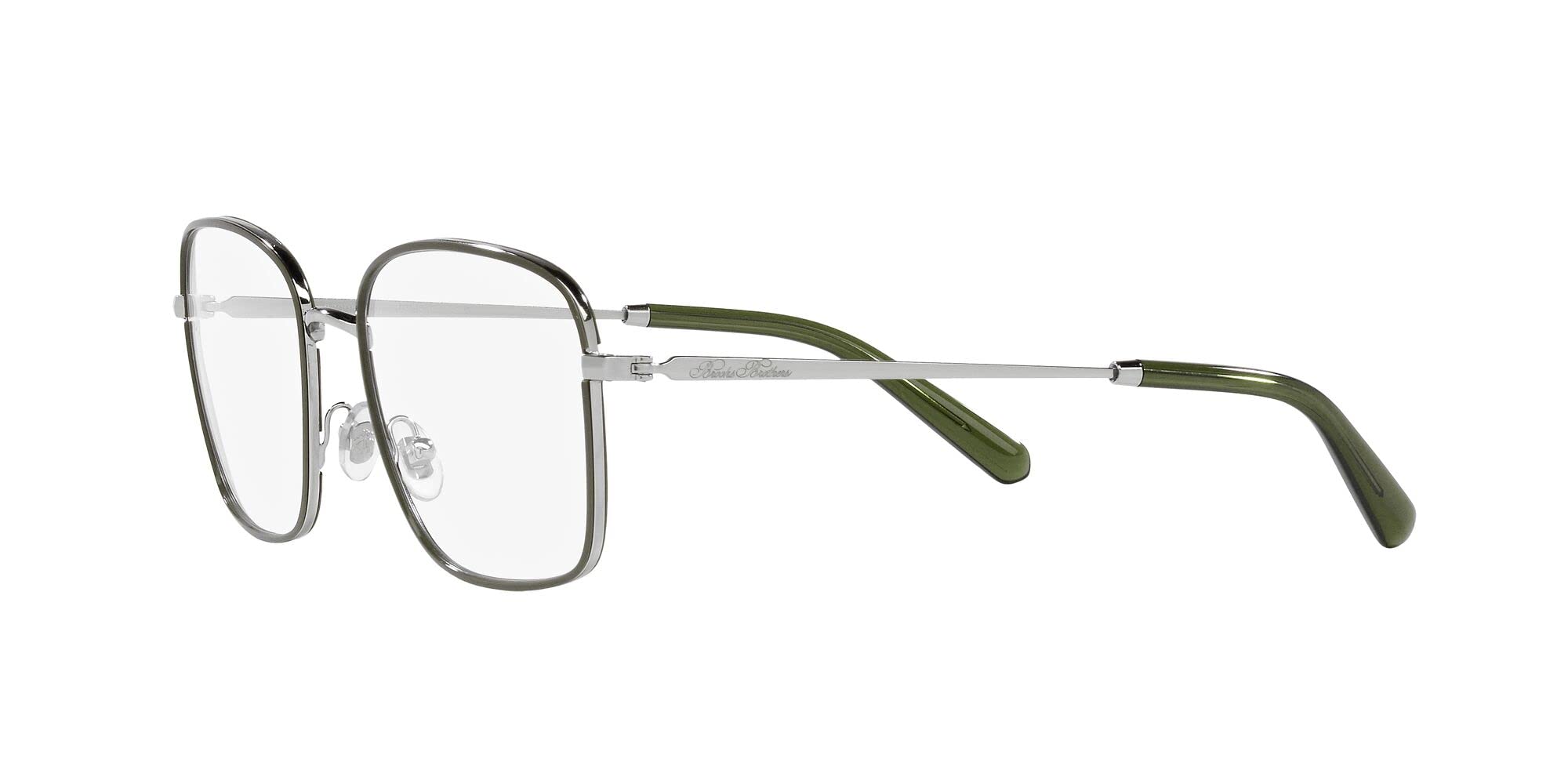 Brooks Brothers Męskie kwadratowe oprawki na okulary na receptę Bb1105j