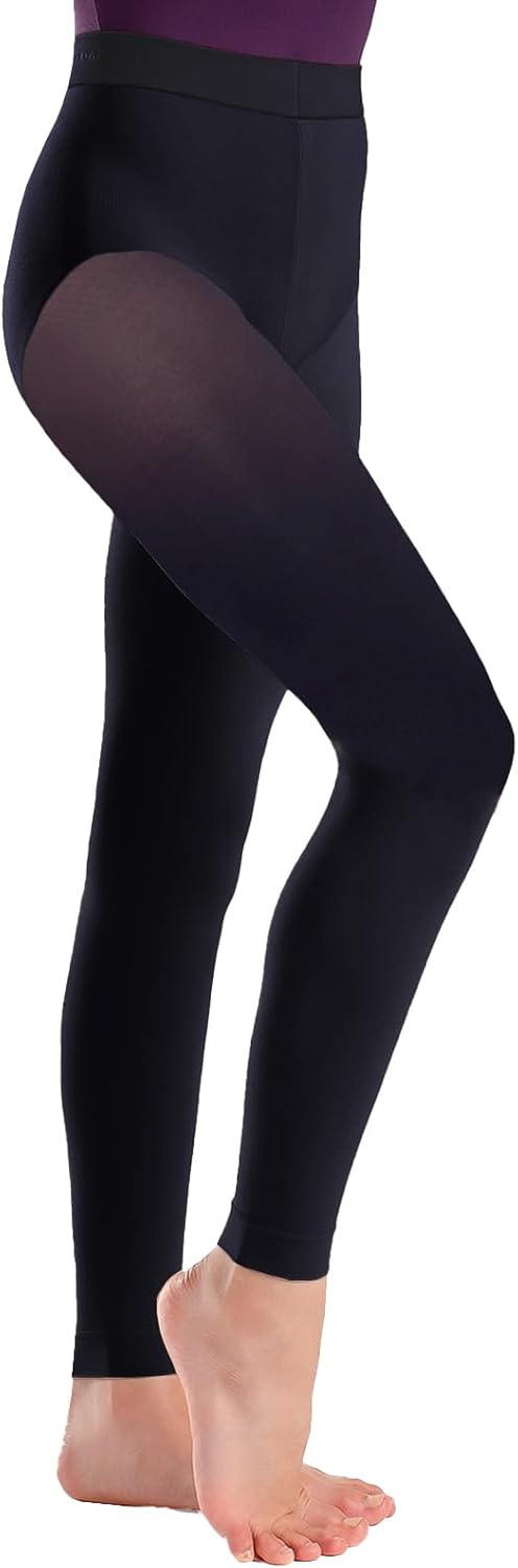 So Danca - Child Footless Tights, Soft Dance Tights for Ballet (Toddler/Little Kid/Big Kid) 85% Nylon / 15% Spandex - TS69