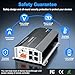 3000 Watts Pure Sine Wave Inverter 12V DC to 110V/120V AC Converter, 6000W Peak, LCD Remote Control, 4 AC Outlets, USB & Type-C – for RV, Truck, Off-Grid Solar System, Emergency Power