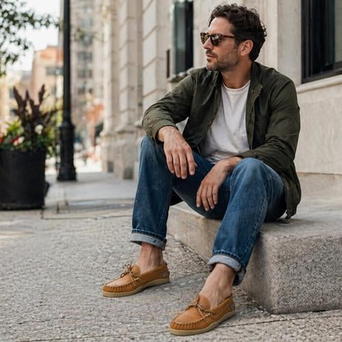 Image of Moccasins for Men, Leather Loafers, Indoor & Outdoor, Made in Canada