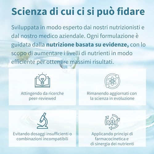 Ferro Bisglicinato 20Mg Con Vitamina C, Integratore Stanchezza, Gentile Sullo Stomaco E Ben Tollerato, Alto Assorbimento Con Rilascio Mirato, 180 Compresse Vegane - 10