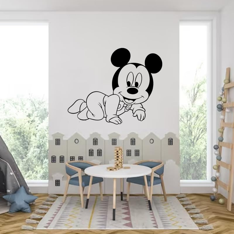 ARandNJ Painting Wall Stencils (Size:- 16X24 Inch) Cartoon Theme- Disney Little Mickey Mouse DIY Design Suitable for Kids Room & Play School Decoration Modern Reusable Art Wall Stencil (Pack of 1) (B0CR6C7WD7) Amazon Price History, Amazon Price Tracker