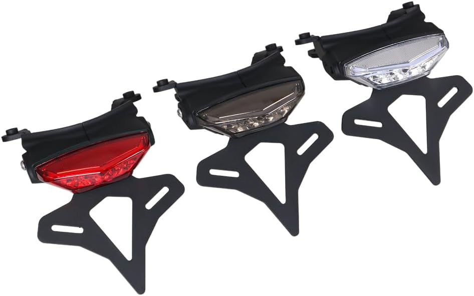 For Trident 660 TRIDENT660 2021- Motorcycle License Plate Holder Rear Short Tail Stock Light Part New (Brown)