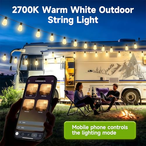 oneup Outdoor String Lights 200FT LED Patio Lights - image 3