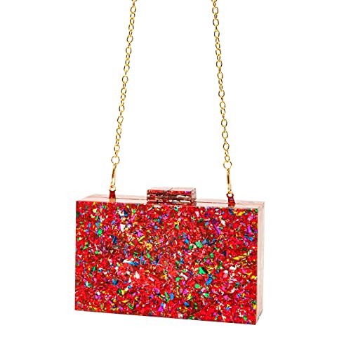 Image of LETODE Acrylic Clutch Bags Purse Perspex Bag Handbags for Women