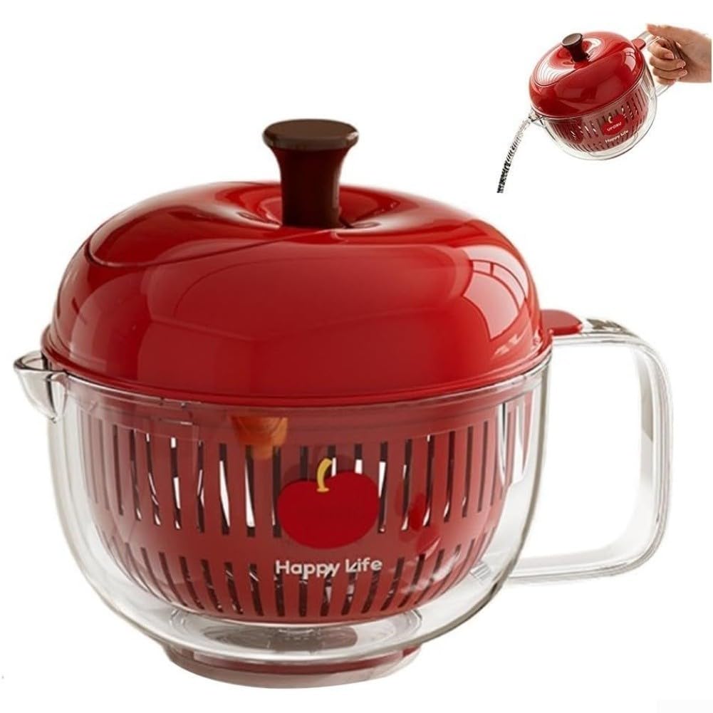 Fauhapyway Centrifugadora Fruta Verdura Base Antideslizante(red)