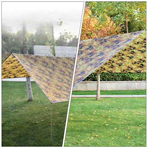 1 Conjunto Dossel Lona De Barraca De Viagem Barraca De Caminhada Lona De Caminhada : Camuflagem De P