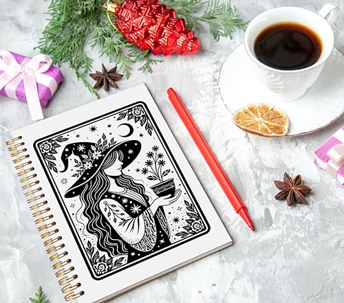Carnet de journal de tarot à spirales pour structurer vos lectures sans ratures - 4