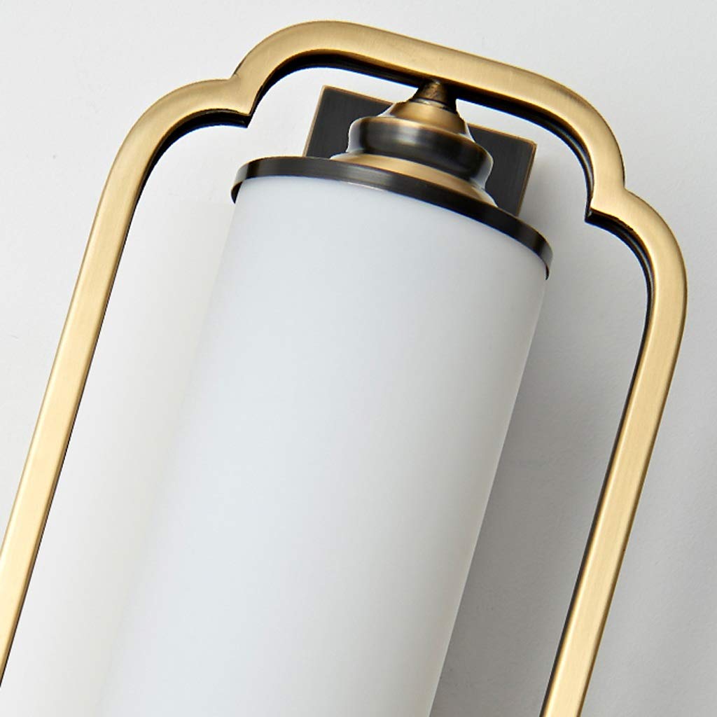 TOMYEUS Applique Murale Interieur Lampe Murale de Style Chinois Moderne de Salon Fixe Lampe Murale de cuivre Créatif Chambre Créateur Couloir Applique Énergie Lampe Murale Lampe Murale (Color : A)