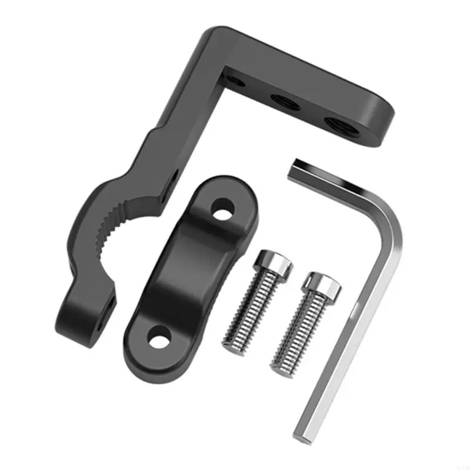 Fdyxumw Black Bracket Light 17-22Mm Handlebar Motorcycle Multifunction Mount Bracket 10Mm 8Mm 6Mm Fit For M6 Fit For M8 Thread For Base Light(Black)