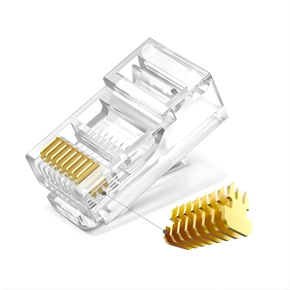 MN6 MN116F Cat6 Jack/20 Adet-EZ YENİ NESİL rj45 konnektör-8P/8C AÇIK UÇLU SOKET/rj45 jack (20)