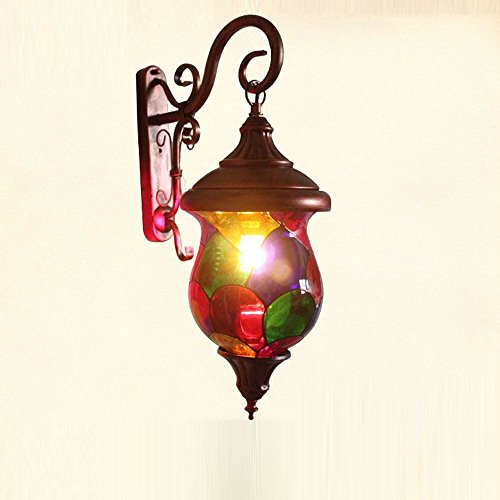 Applique murale chambre et chevet en verre peint Calabash