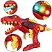 Liberty Imports Dinosaur Toy Gun - 3-in-1 Transforming T-Rex Blaster with Cool Sound Effects & LED Light Up - Build and Take Apart Toy for Boys & Girls