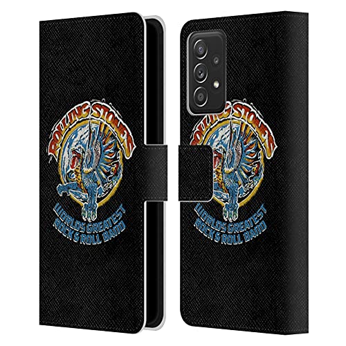 Funda libro Samsung Galaxy A53 5G de The Rolling Stones evita aranazos con esta carcasa cuero
