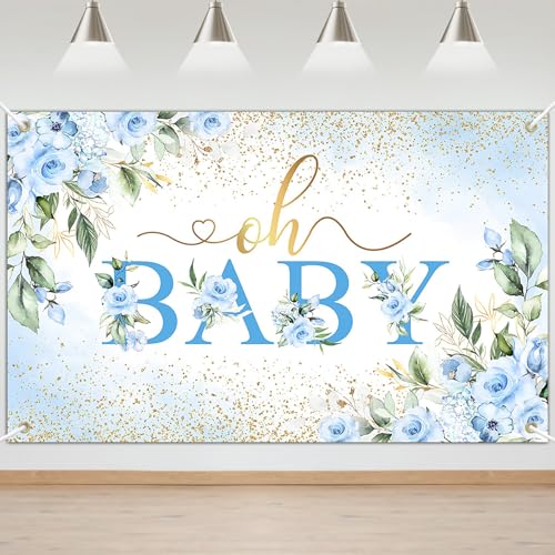 Mocsicka Oh Baby Backdrop Banner