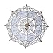 Amosfun Dentelle Parapluie Mariage Parapluie bâton Parapluie Artisanat pour mariée mariée Femmes Dames Photographie Accessoires thé Partie de Spectacle de théâtre Fournitures