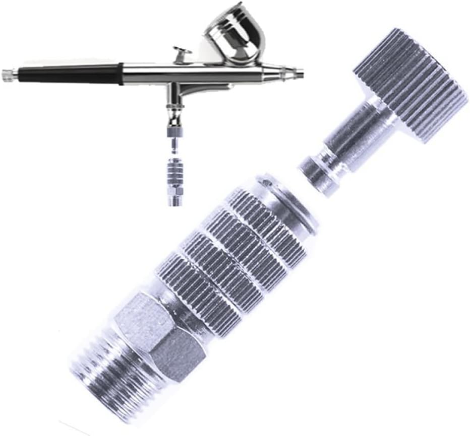 Artibetter 2pcs Airbrush Quick Disconnect Coupler Airbrush Disconnect Coupler 1/8 Inch Quick 1/8 Inch Release Coupling Adjustable T118