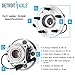 Detroit Axle - 2 Rear Wheel Bearing Hubs for 2010-2017 Chevy Equinox GMC Terrain, Replacement 2011 2012 2013 2014 2015 2016 Equinox Terrain Wheel Bearing and Hubs Assembly Set