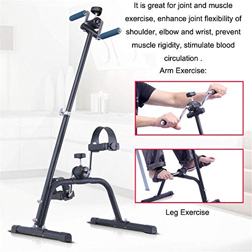 Mini bicicleta de ejercicio portátil para piernas y brazos miniatura 6