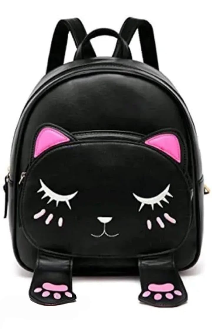 Cute Mouse Ear Mini Backpack for Girls and Women – Black Polka Dot Fashion Daypack with Bow – Small Travel Bag for Theme Parks and Daily Use-image-21