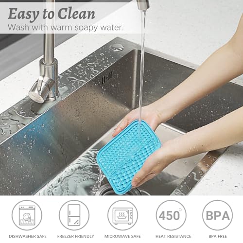 MateeyLife Tapetes de lambida para cães e gatos, almofada de lamber premium com ventosas para alívio