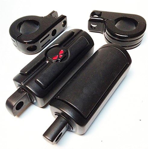 Soporte de montaje para Harley Sportster 883 1340 XL1200, 1 14 pulgadas, abrazadera en forma de P, con diseño de calavera