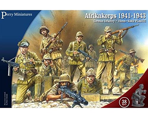 Perry Miniatures28mm; Fanteria German Afrikakorps 1941-43