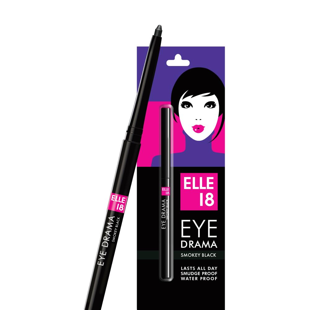 elle 18 Elle18 Eyedrama Kajal Smokey Black-picture-36