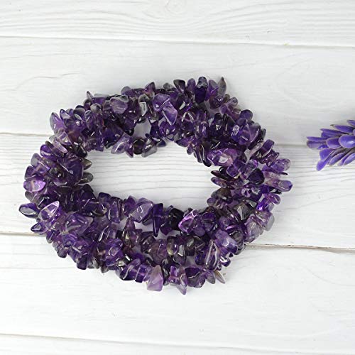 Image of Reiki Crystal Products Certified Natural Crystal Stone Chip Mala Necklace Collection for Men & Women, Reiki Energized Gemstone Jewellery for Meditation, Yoga, Spiritual Styling & Everyday Wear, Multiple Stone Variants