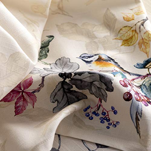 Maison D' Hermine Napkin 100% Cotton 20"X20" Decorative Table Cloth Napkins Set Of 4 For Gifts, Dining, Holidays, Buffet Parties & Wedding Use, Equinoxe - Beige - Thanksgiving/Christmas #TOP4