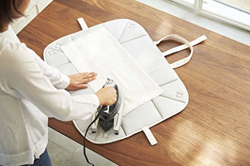 YAMAZAKI home Tower 2-in-1 Ironing Mat and Bag WH Space saving One Size White - Image 4