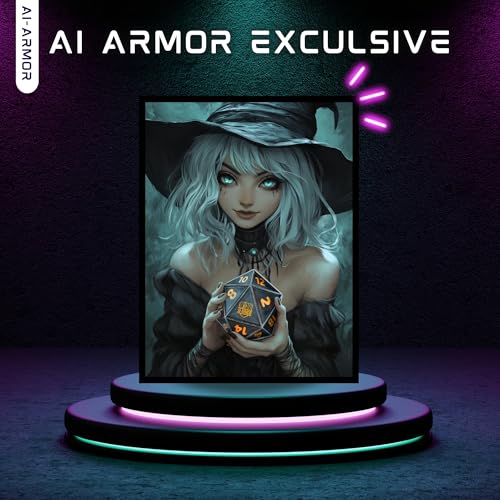 Ai Armor 00197644204342 Mtg Magic The Gathering (D20 Witch) - 100Ct Matte Tcg Card Art Sleeves thumb #1