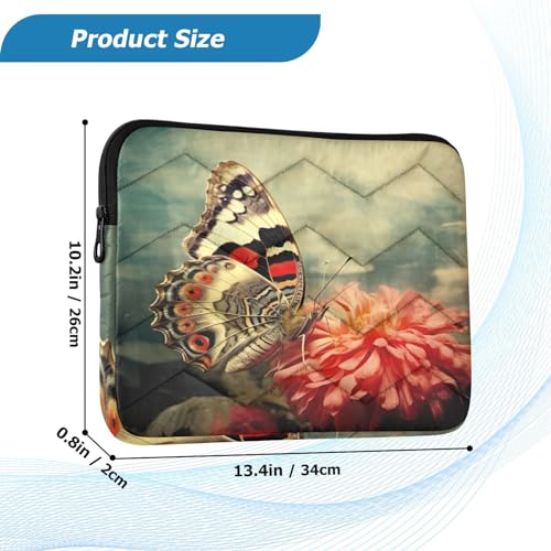 Funda vintage para laptop 13-14 pulgadas impermeable y resistente miniatura 3