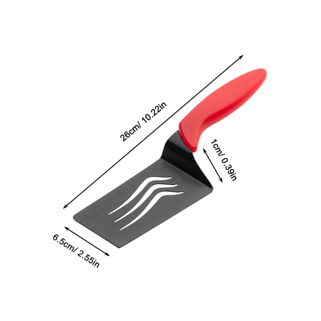 GREENADSCAPE Metal Pizza Shovel Cake Baking Tool 3-piece Pizza Transfer Server Oven Spatula Heat Insulated Handle for Safety