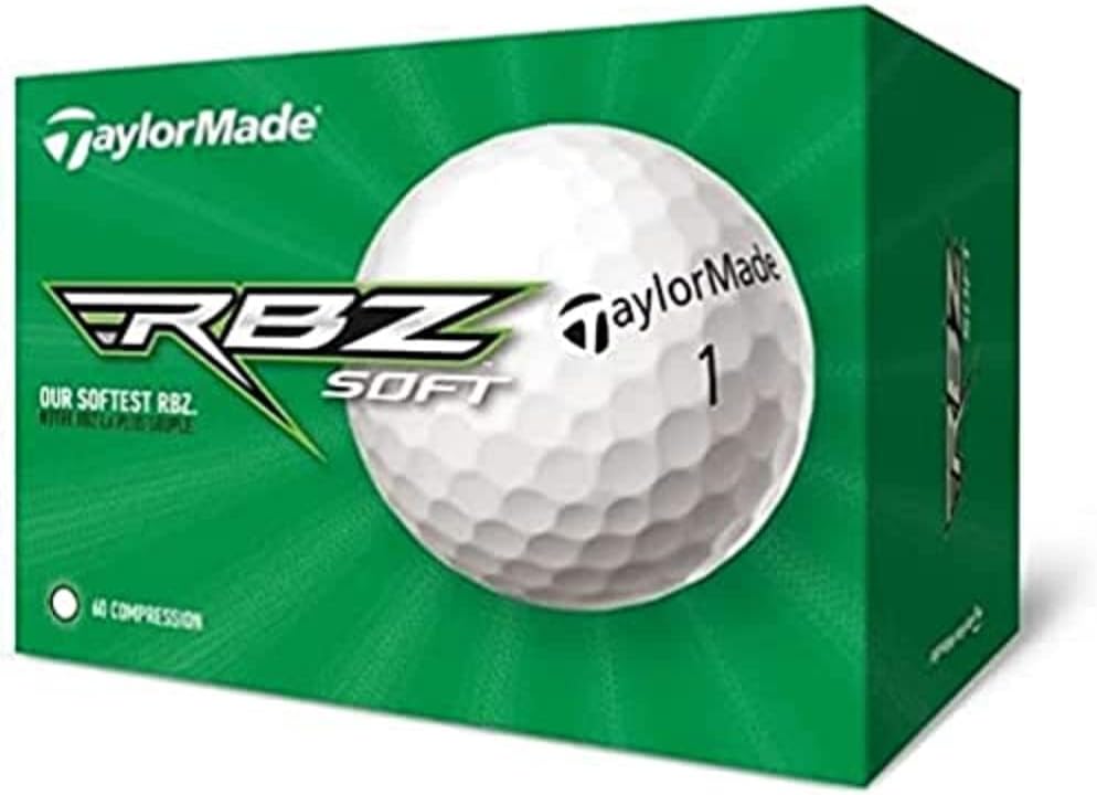 TaylorMade RBZ Soft Dozen Golf Balls, White, One Dozen 2022 Amazon.co