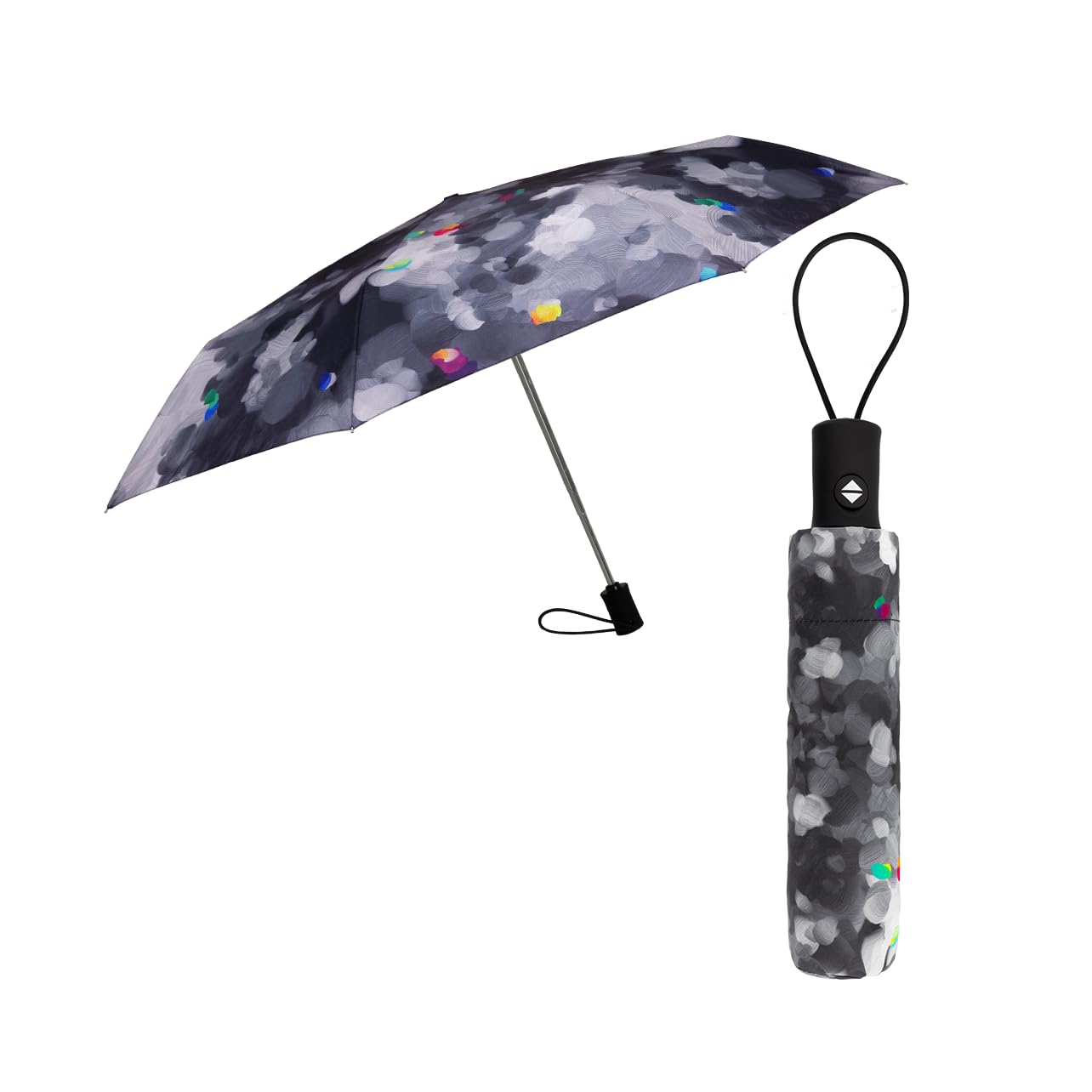 Pylones Black Automatic Folding Umbrella – Palette,