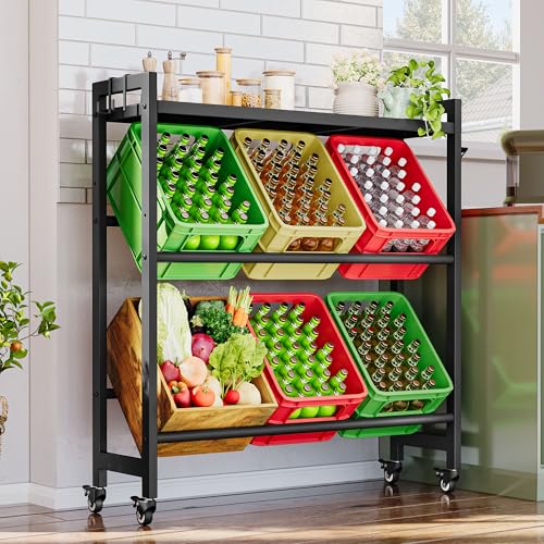 Rangement caisses à boissons YITAHOME pour libérer de l'espace au sol
