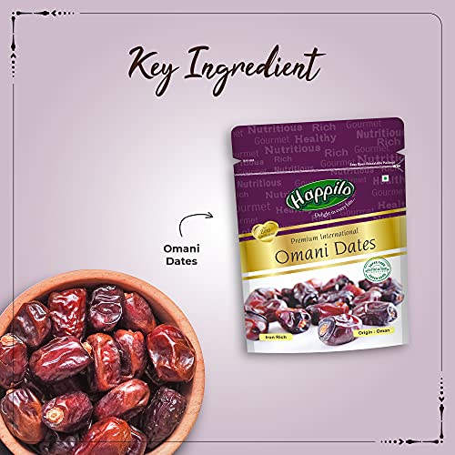 Happilo Premium International Omani Dates 250 g Khajoor or Khajur Dry