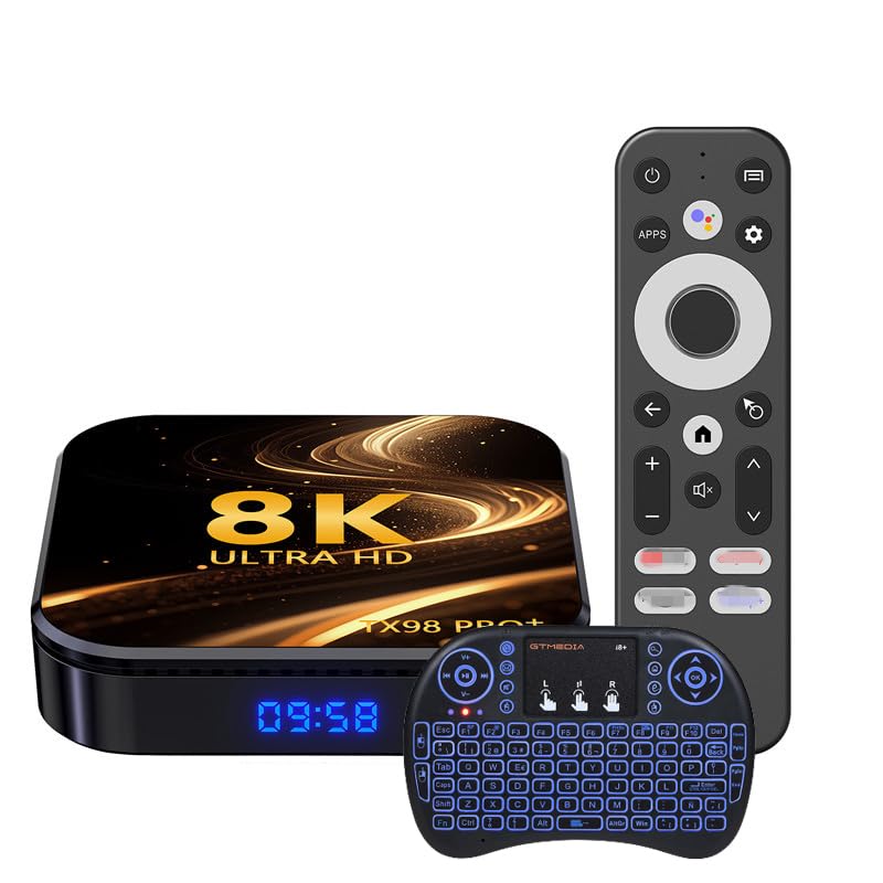 Amazon | CHROX Android 14.0 TV ボックス、TX98 PRO + RK3528