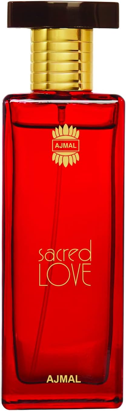 Ajmal Sacred Love Eau de Parfum 1.7 oz (50 ml) for Women | Fresh Floral Oriental Fragrance with Musky Floral Accords | Long-Lasting Scent Made in Dubai