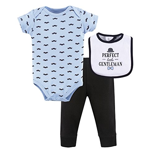 Image of Hudson baby Multi Clothing Set, Little Gentleman 3 Piece, 6-9 Months (9M)