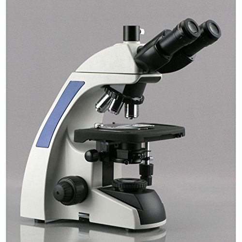 Image of AmScope T720 1000X Plan Infinity Kohler Laboratory Trinocular Compound | 40X-1000X Magnification Range Compound Biological Microscope