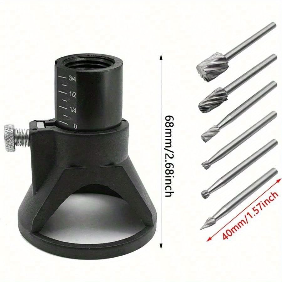 29pcs/Set Rotary Multi Tool Cutting Guide Hss Router Drill Bits Attachment Small Electric Grinding Sandpaper Combination Accessories