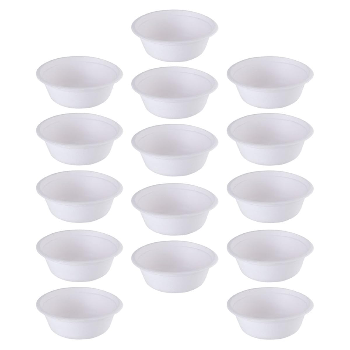 Bols en papier jetables blancs Homoyoyo : la solution anti-gâchis pour peinture enfant